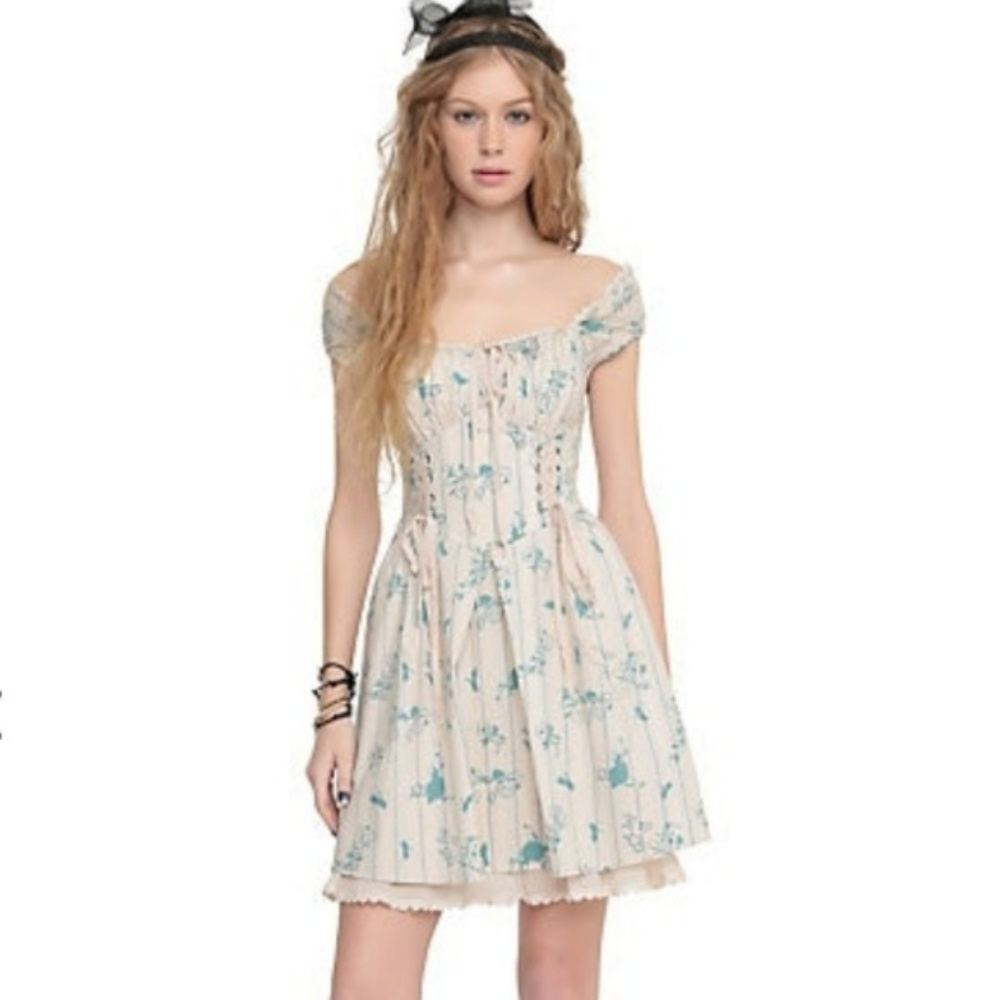 Hot Topic Cinderella Peasant Dress